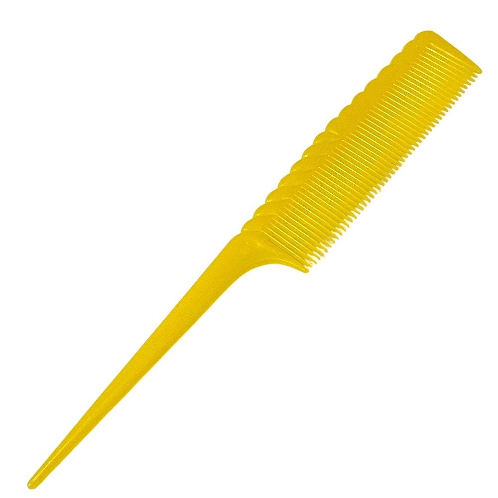 Sta-Rite Vintage Hair Styling Combs Yellow 8.5 Inch Plastic Comb